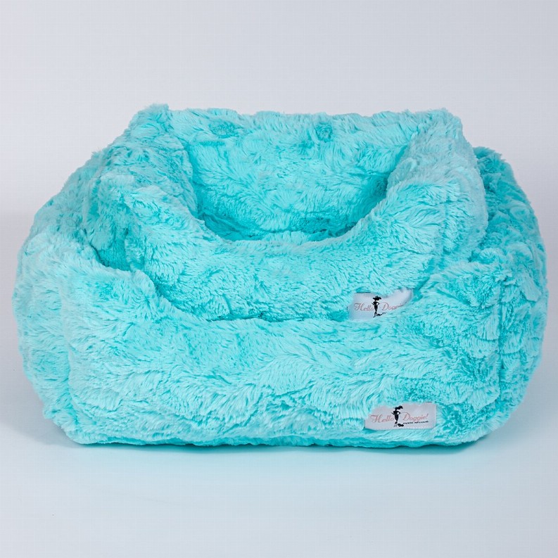 Cuddle Dog Bed - Small Aquamarine