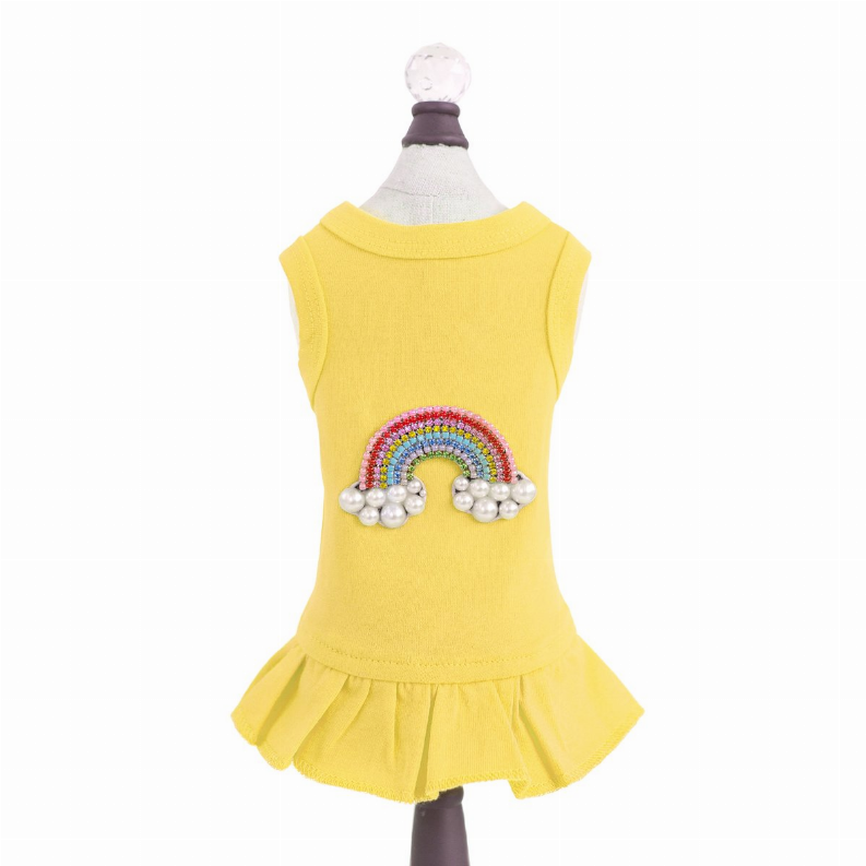 Rainbow Dress - Medium Yellow