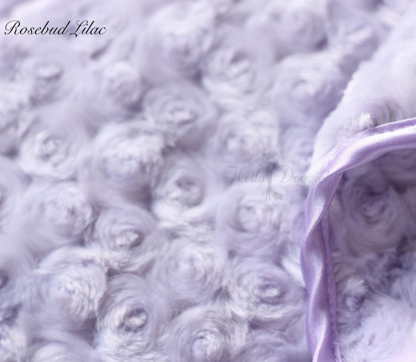 Rosebud Dog Blanket - Small Lilac