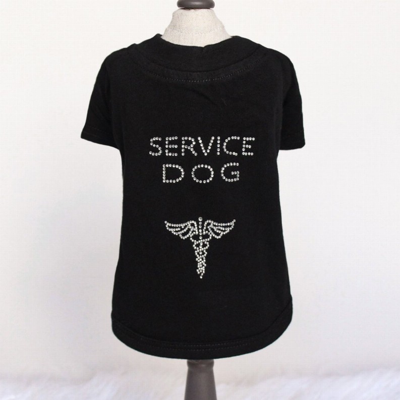 Service Dog Collection - XXS Black (Tee)