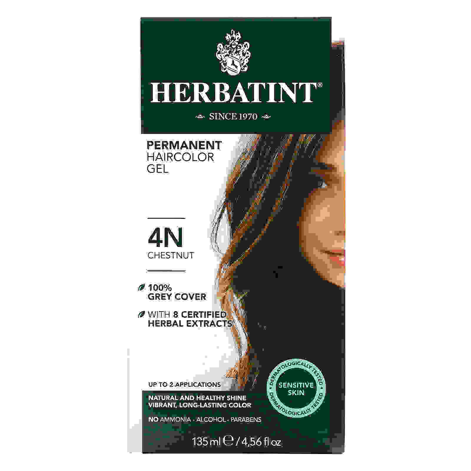 Herbatint 4n Chestnut Hair Color (1xKit)