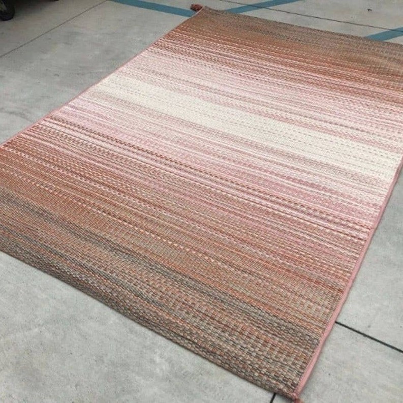 Outdoor Striped Area Rug