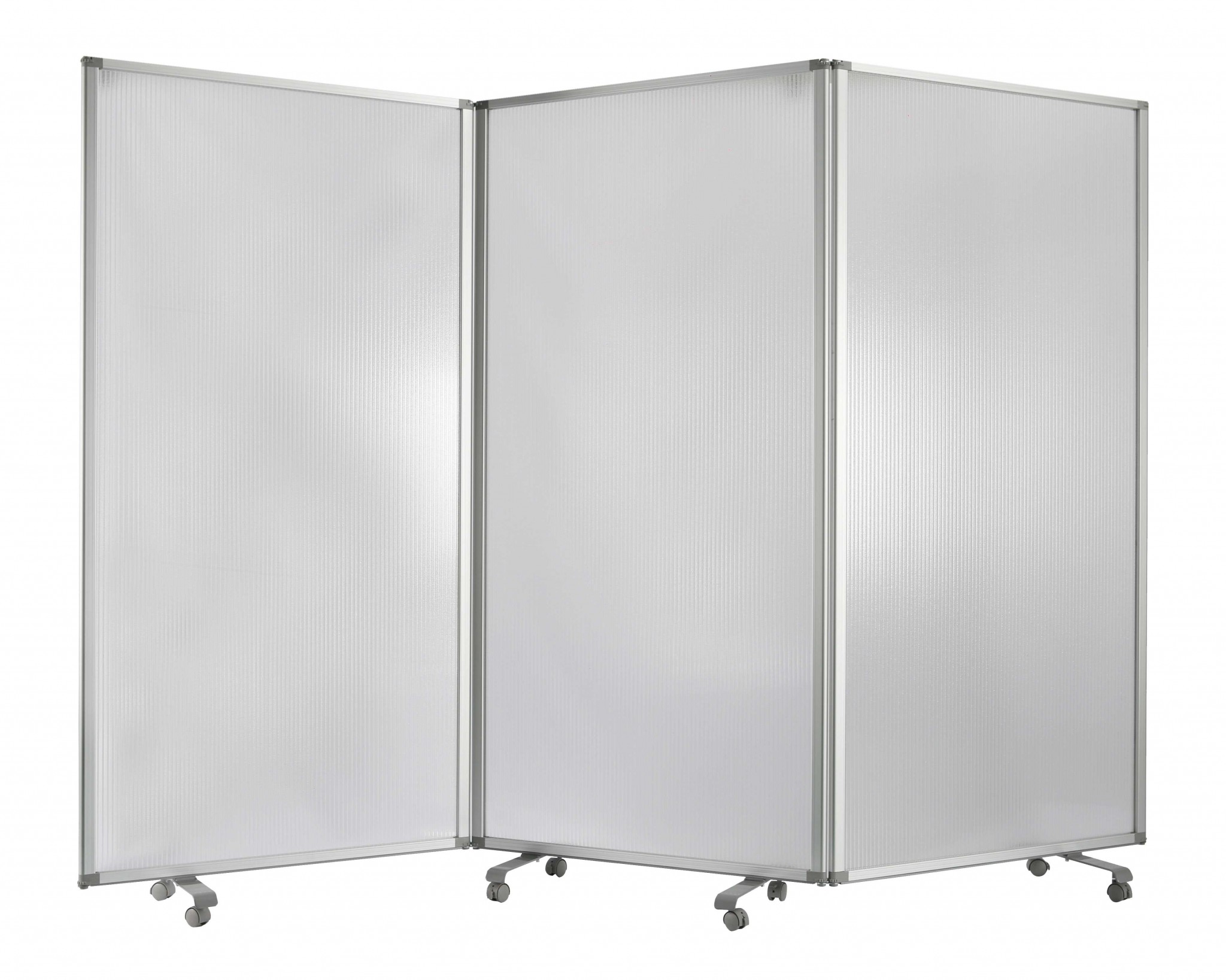106" x 1" x 71" White, Metal and PVC Resilient - Screen
