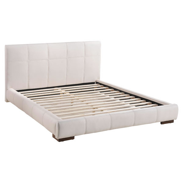 83.9" X 88.6" X 43.3" King White Bed
