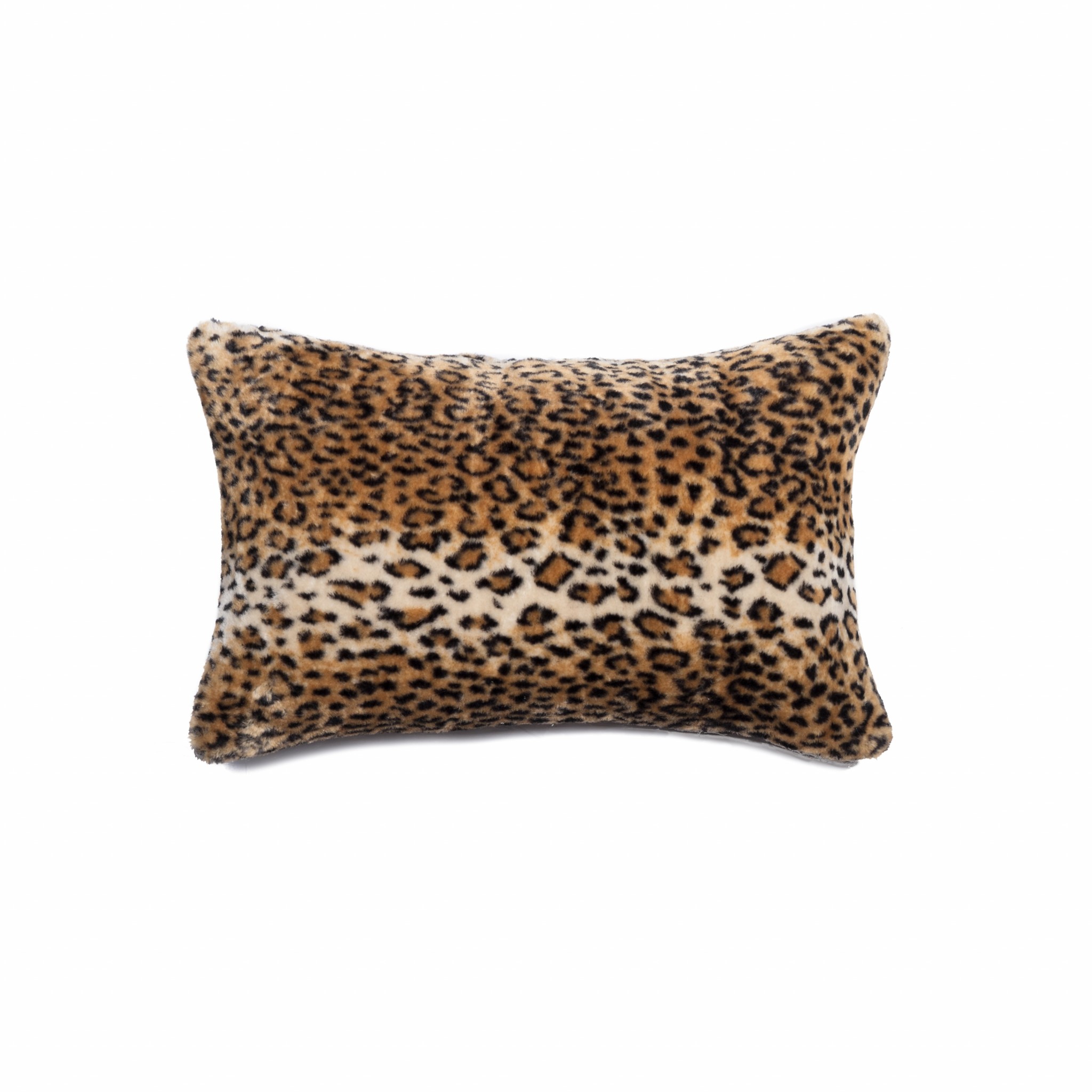 12" x 20" x 5" El Paso Leopard Faux Fur - Pillow