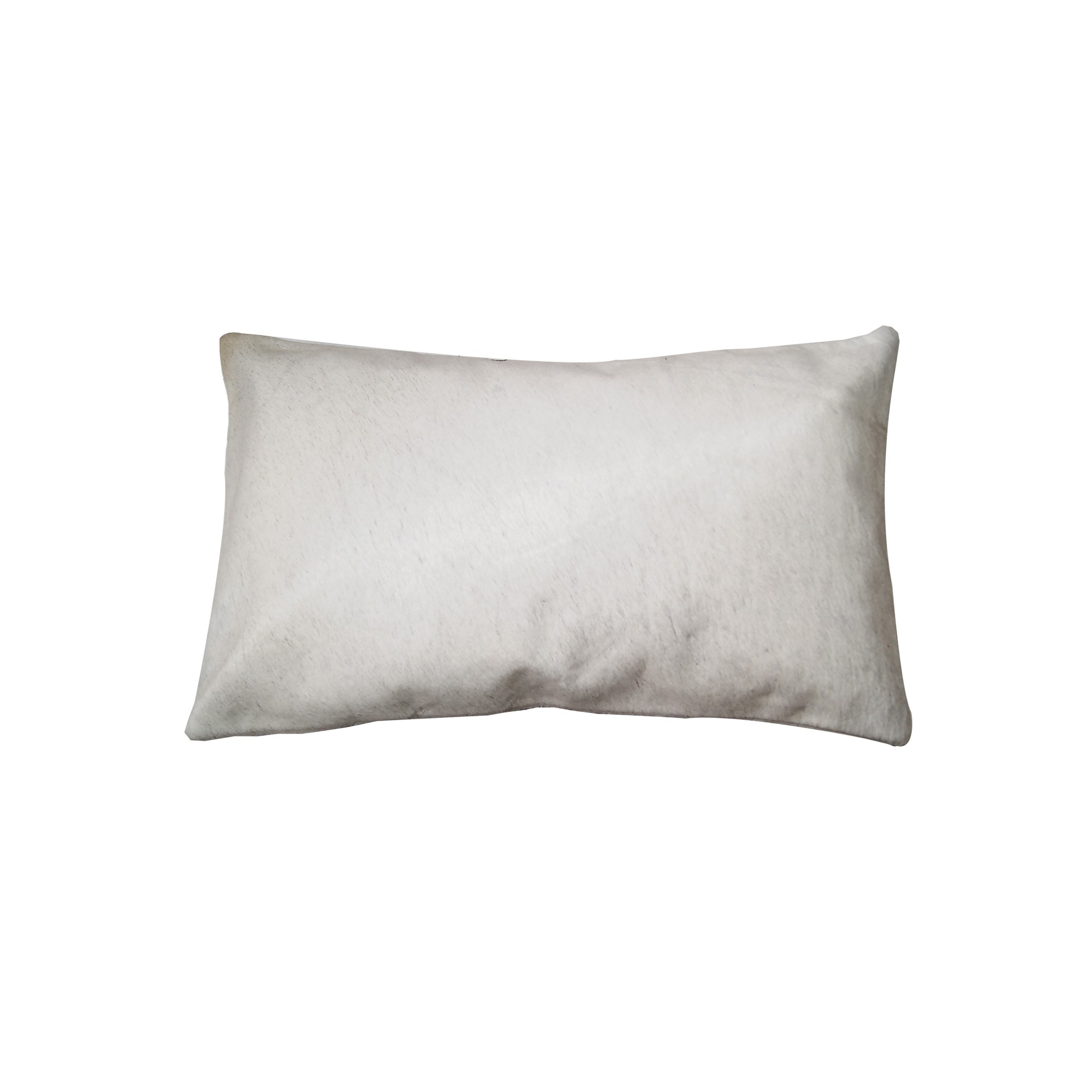 12" x 20" x 5" Off White Cowhide - Pillow
