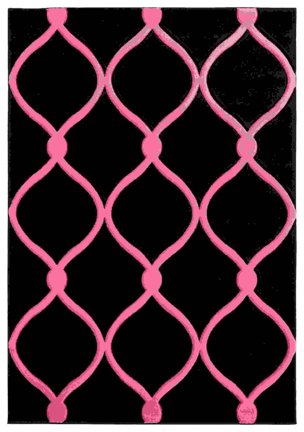 22" x 32" Pink Olefin / Polypropylene Accent Rug
