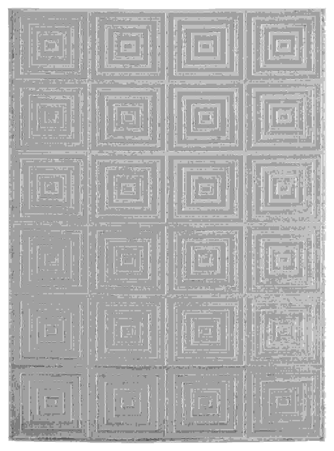 118" x 158" Silver Polyester / Olefin Oversize Rug