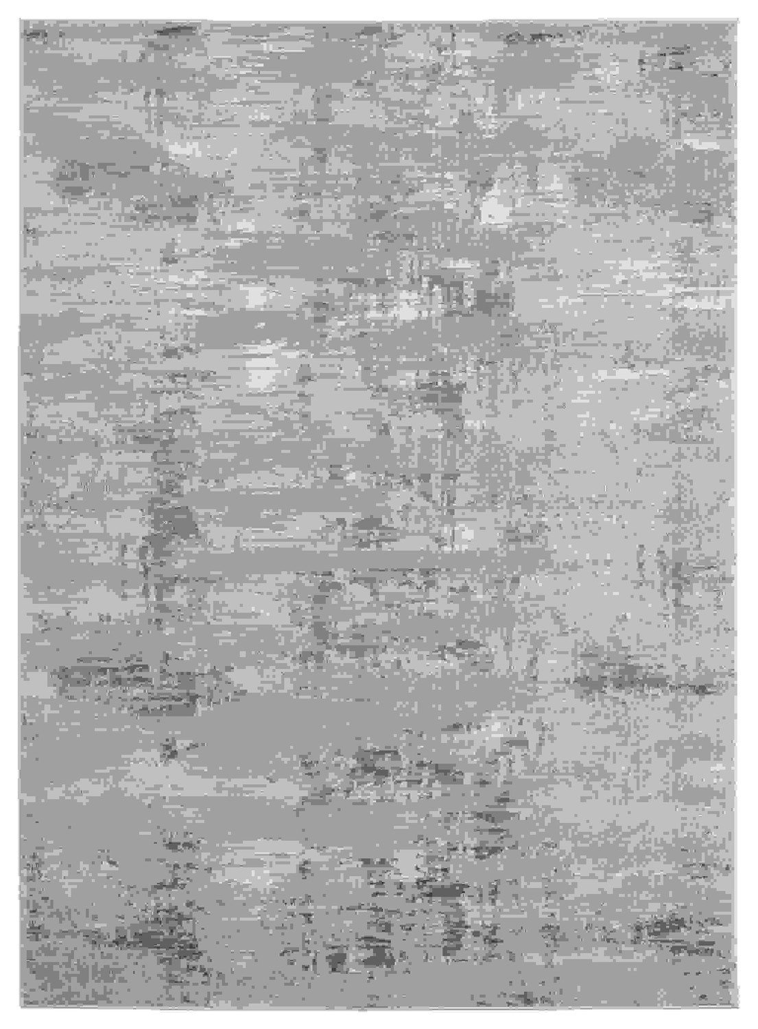 118" x 158" Grey Polyester / Olefin Oversize Rug