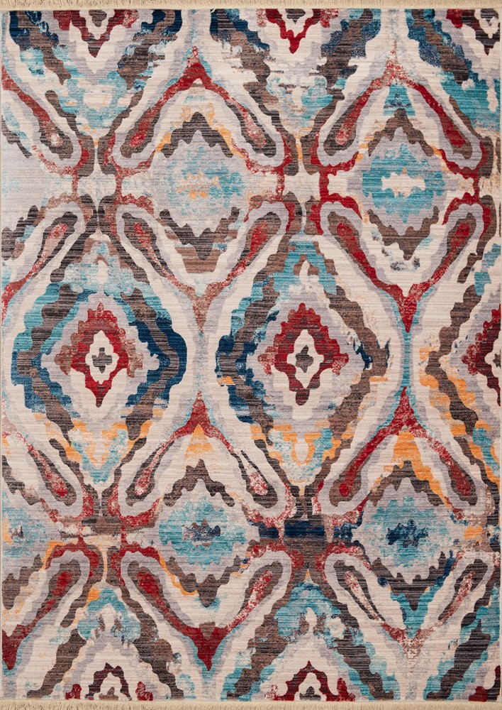 116" x 158" Multicolor Polyester Rug