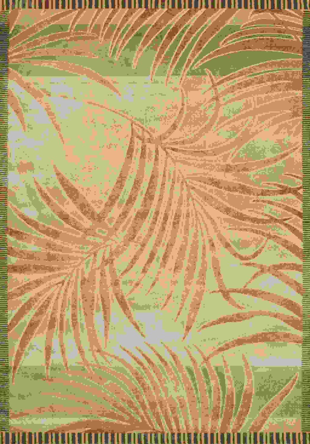 118" x 158" Seafoam Polyester / Olefin Rug
