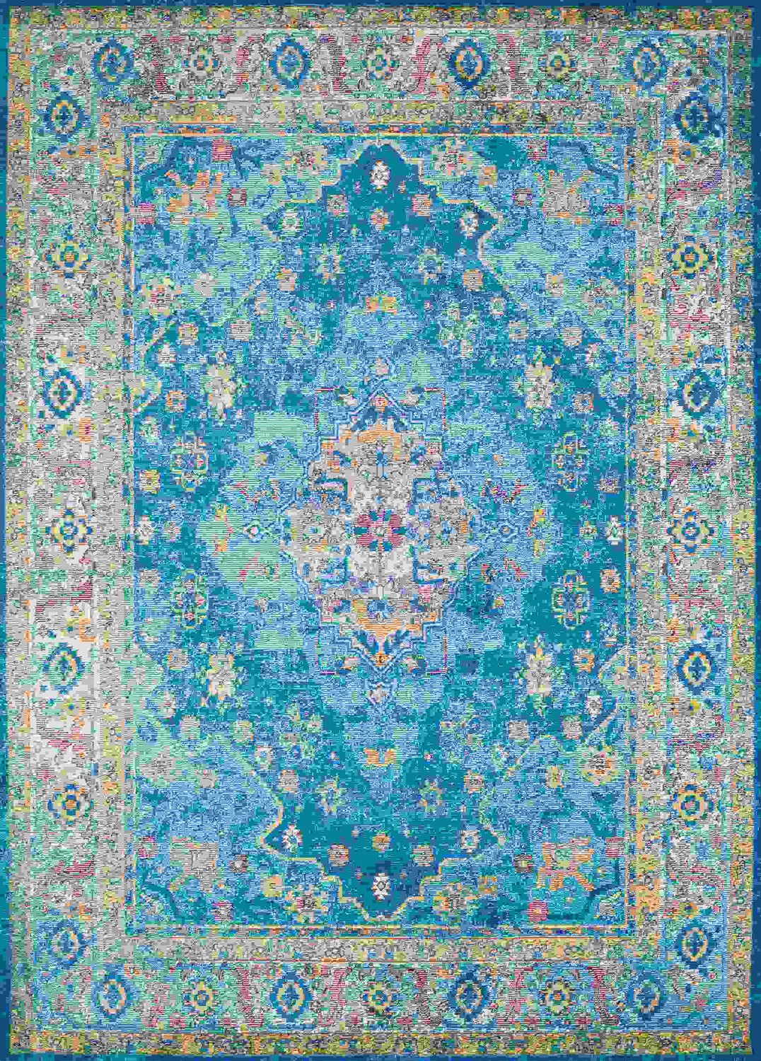 118" x 158" Cerulean Olefin / Polyester Rug