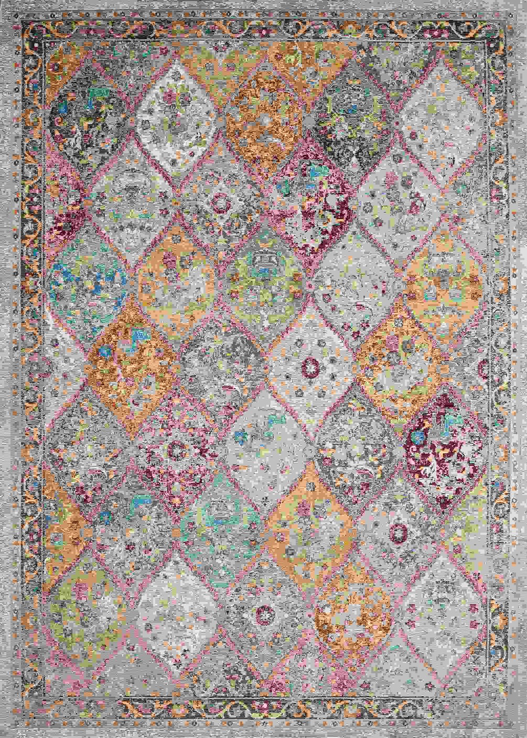 118" x 158" Multicolor Olefin / Polyester Rug