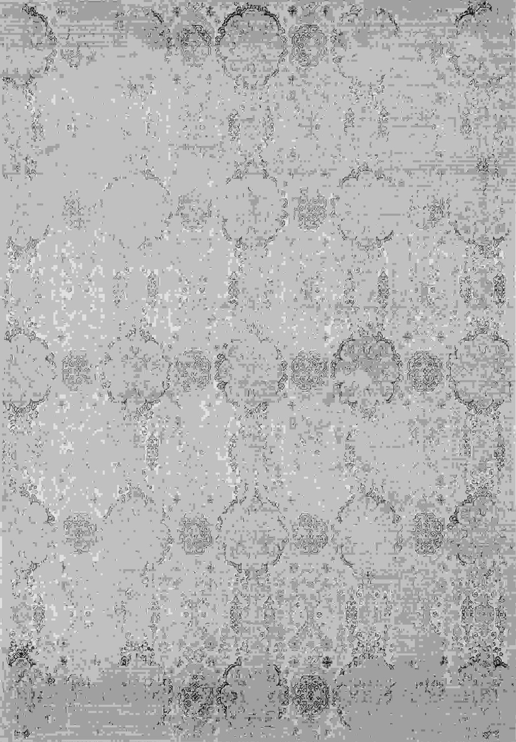 128" x 169" Light Taupe Polyester Rug