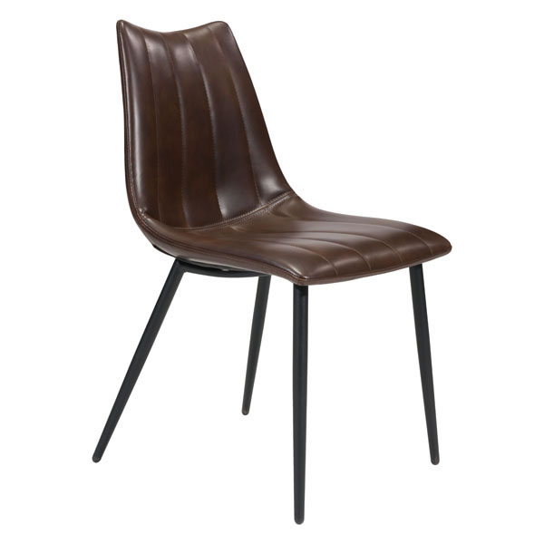 18.1" X 21.7" X 31.9" Brown Dining Chair