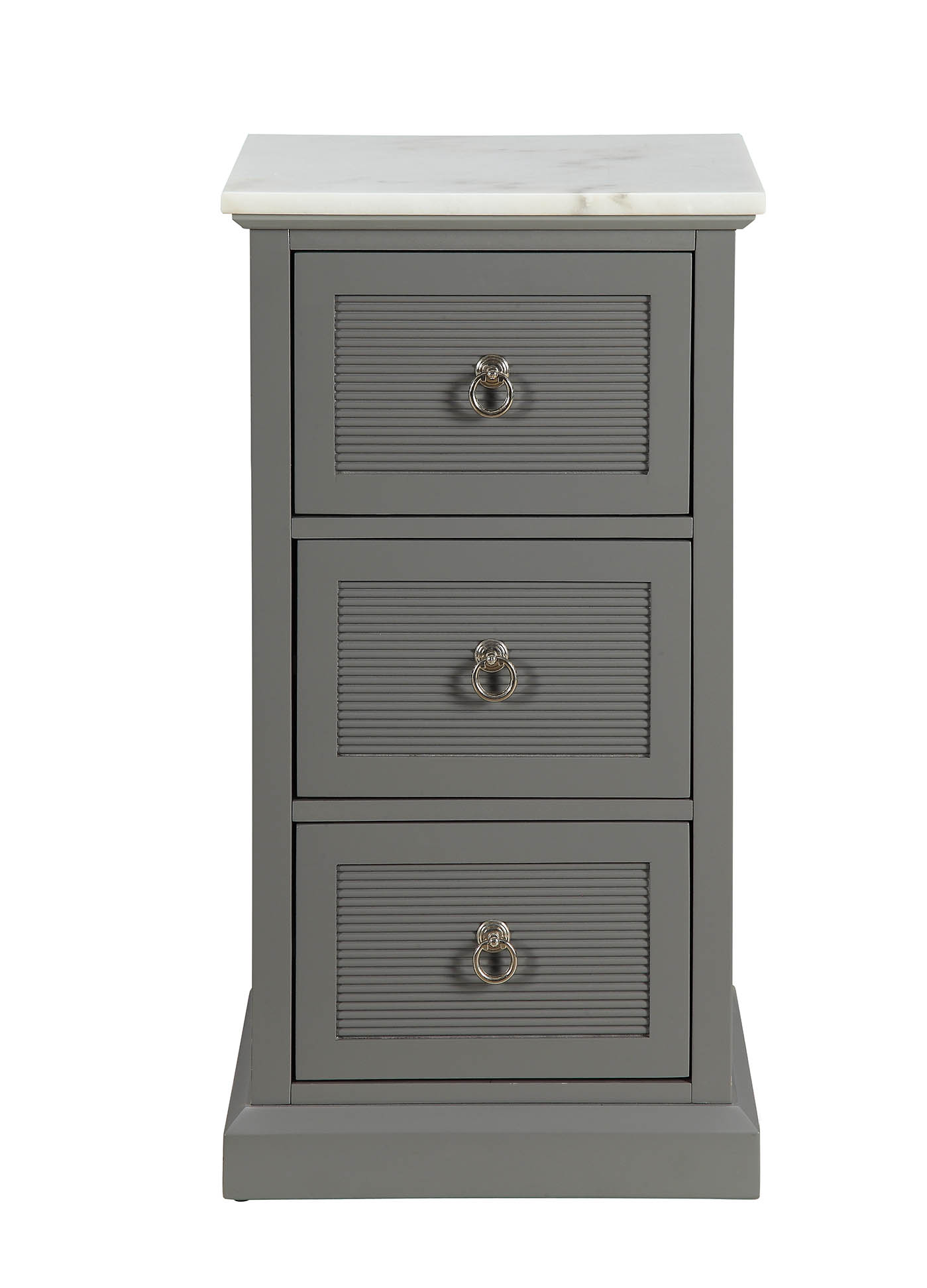 16" X 13" X 30" Grey Mdf Cabinet