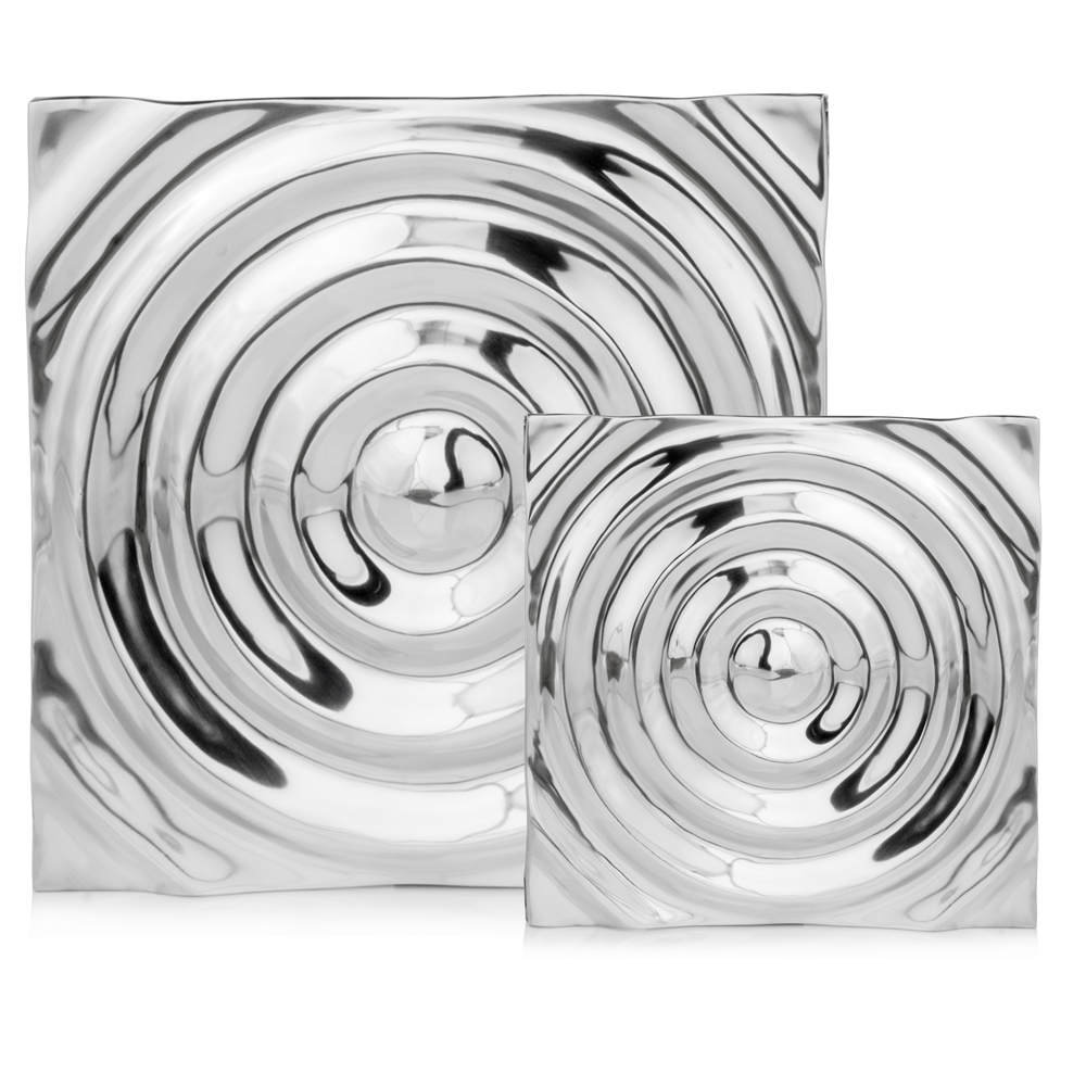 1.5" x 12" x 12" Buffed Small Rippled Wall Tile