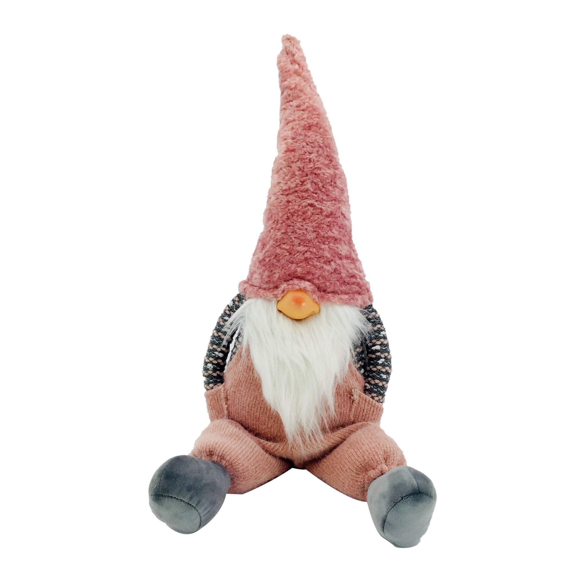 Blush Pink Sitting Hands in Pocket Gnome
