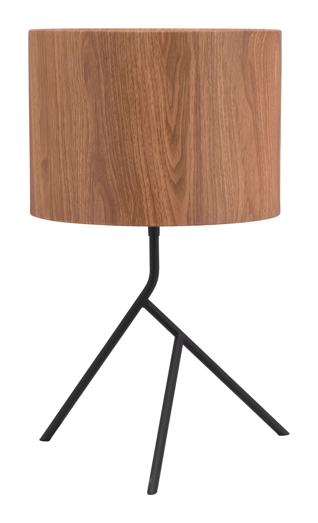 13.6" x 13.6" x 19.7" Brown, Steel, Table Lamp