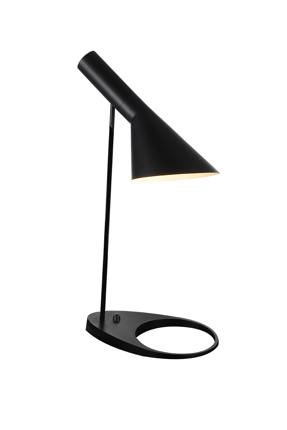 14" X 22" Black Metal Table Lamp