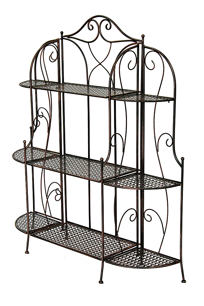 42" X 11" X 48" Blackened Copper Steel Standard Shelves