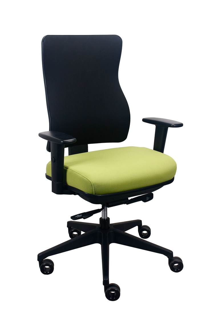 26.5" x 23" x 36.69" Light Green Fabric Chair