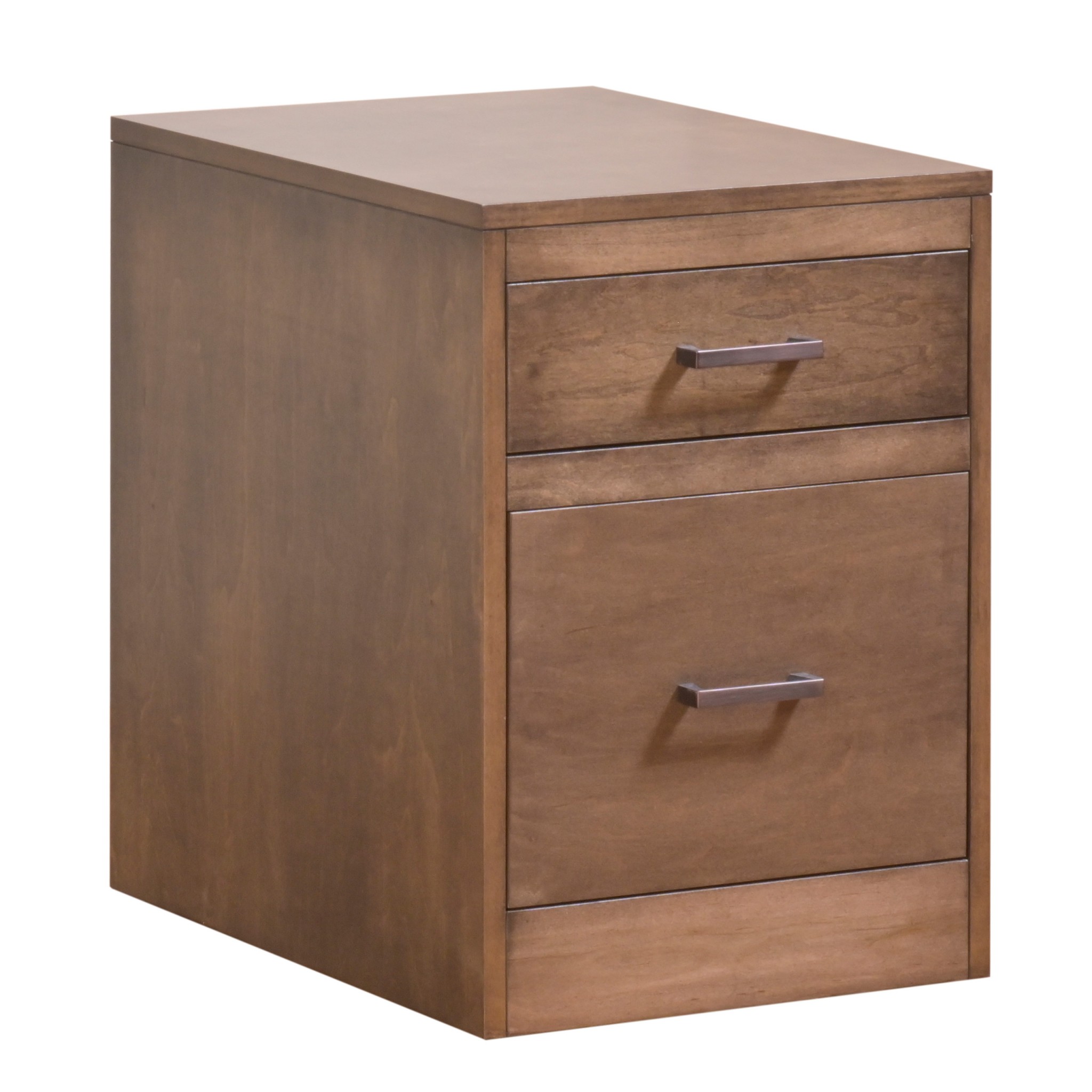 17" X 22" X 24" Cappuccino Wood Rolling File Cabinet