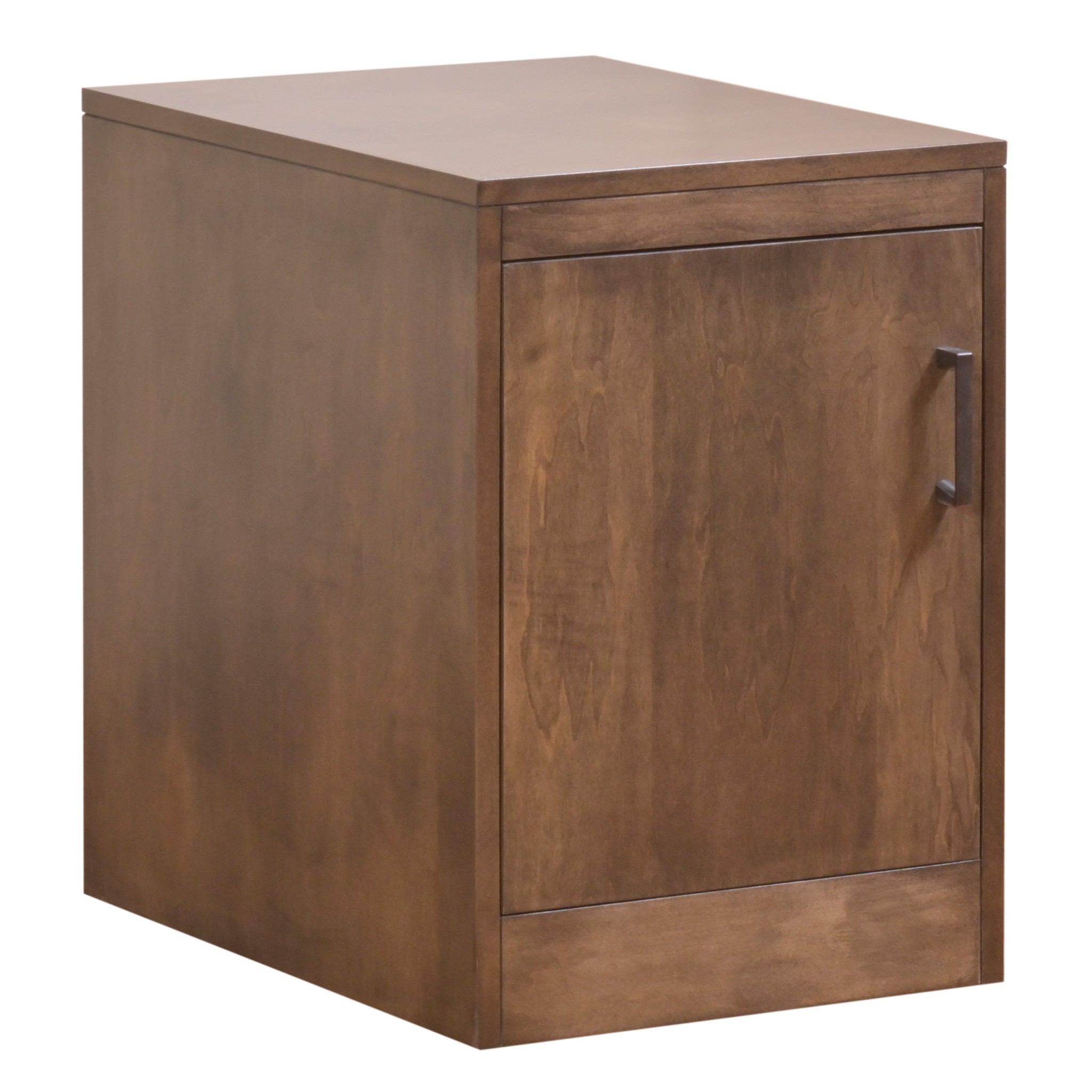 17" X 22" X 24" Cappuccino Wood Rolling Door Cabinet