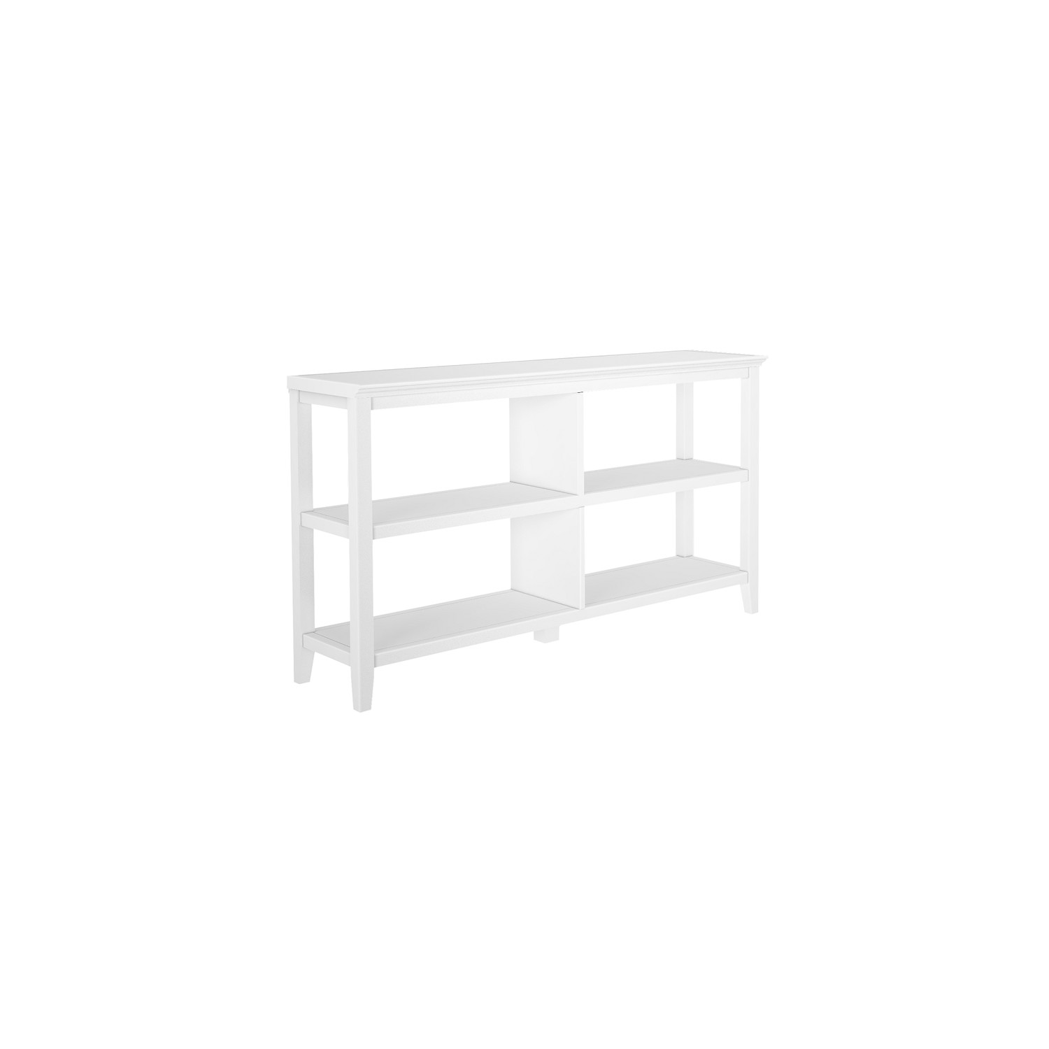 30" Bookcase with 2 Shelves in White