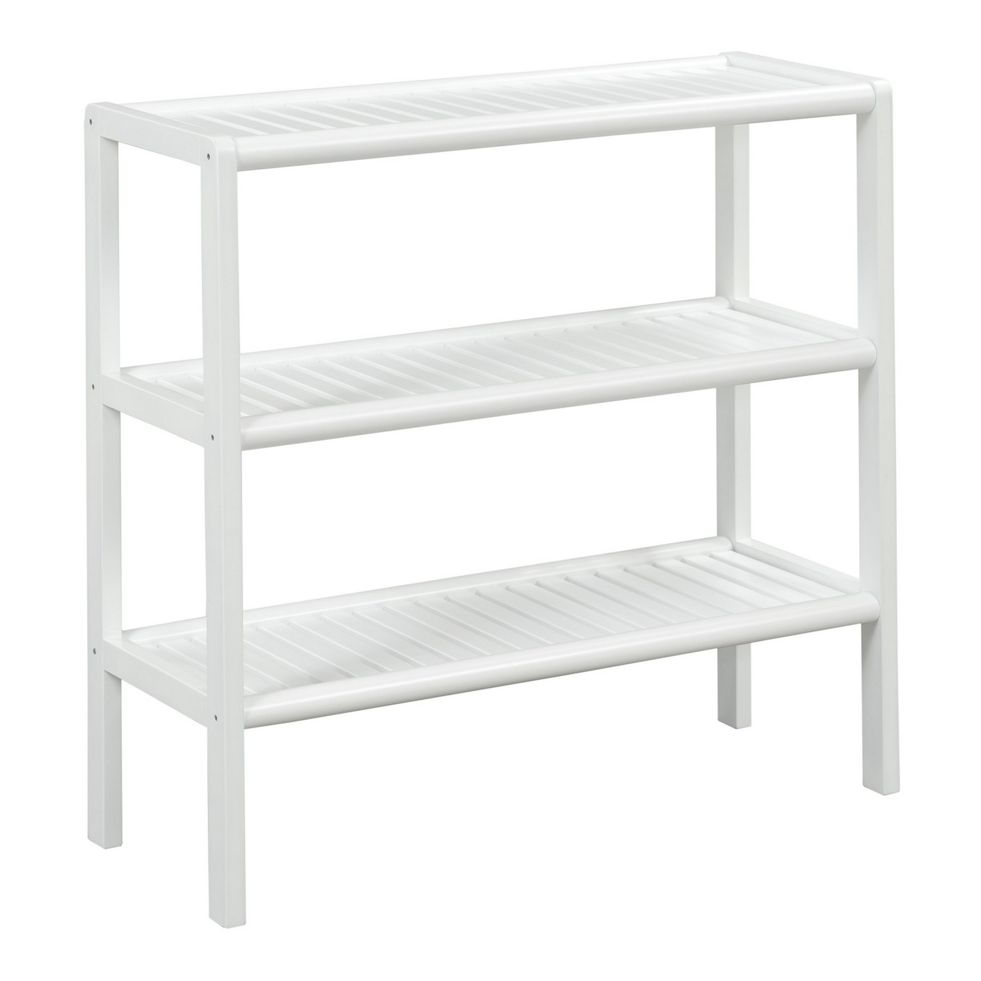 30" Bookcase with 3 Shelves in White