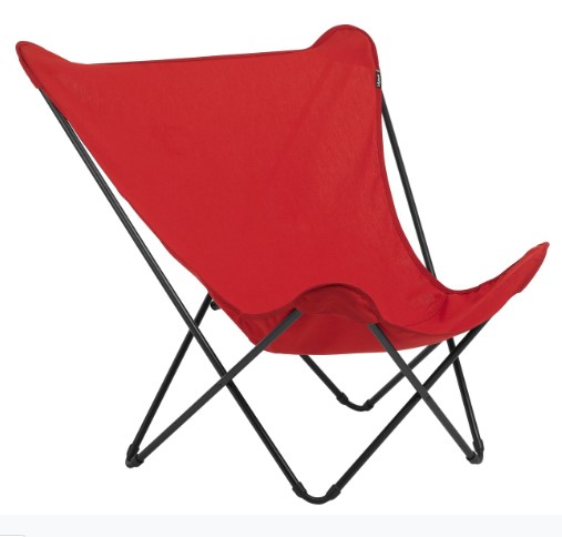 35.8" X 32.7" X 34.2" Garace Acier Steel Pop Up XL Lounge Chair