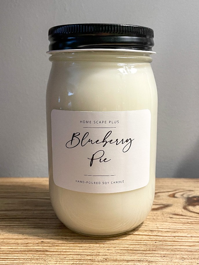 Soy Candle Blueberry Pie