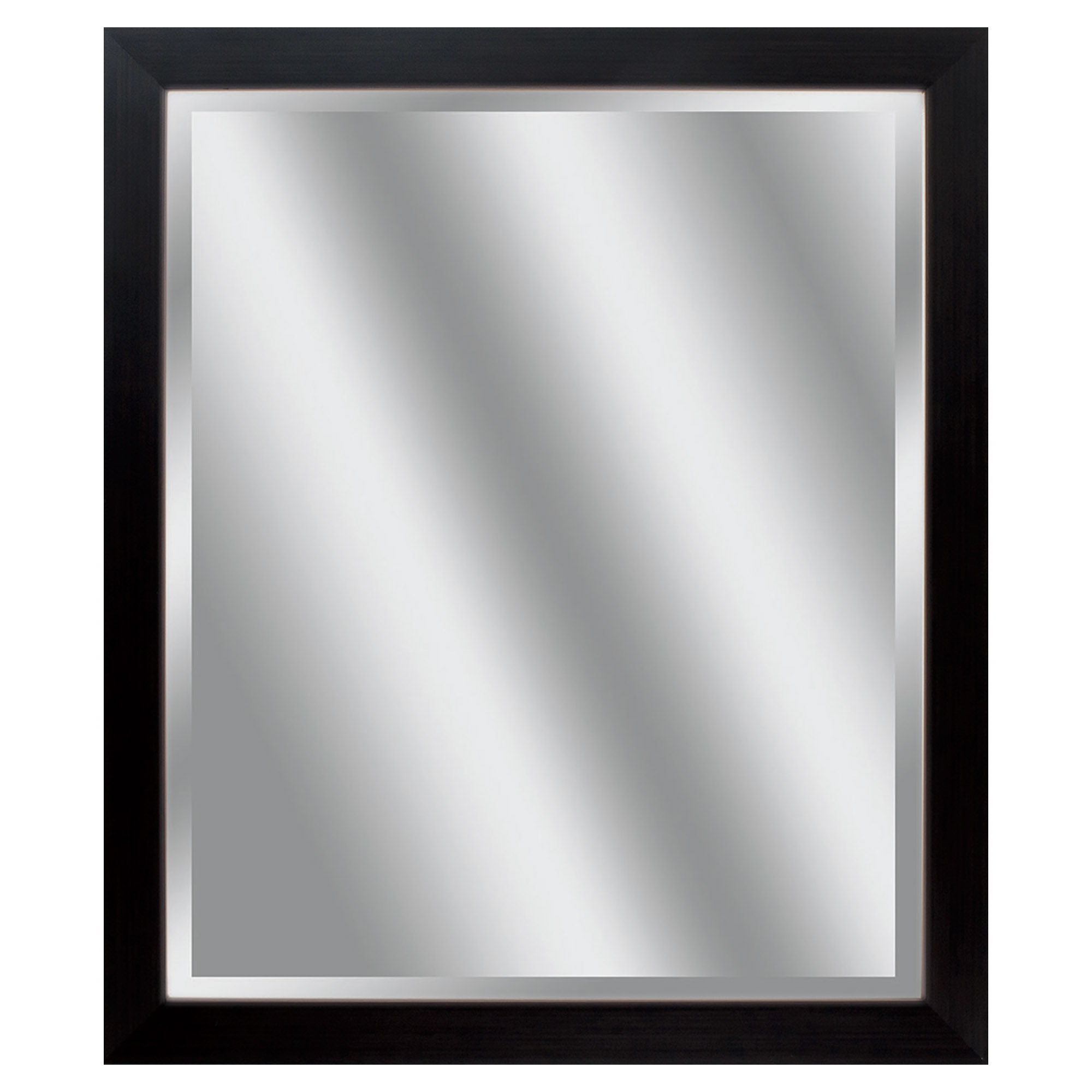 22" X 26" Woodtoned Frame Beveled Mirror