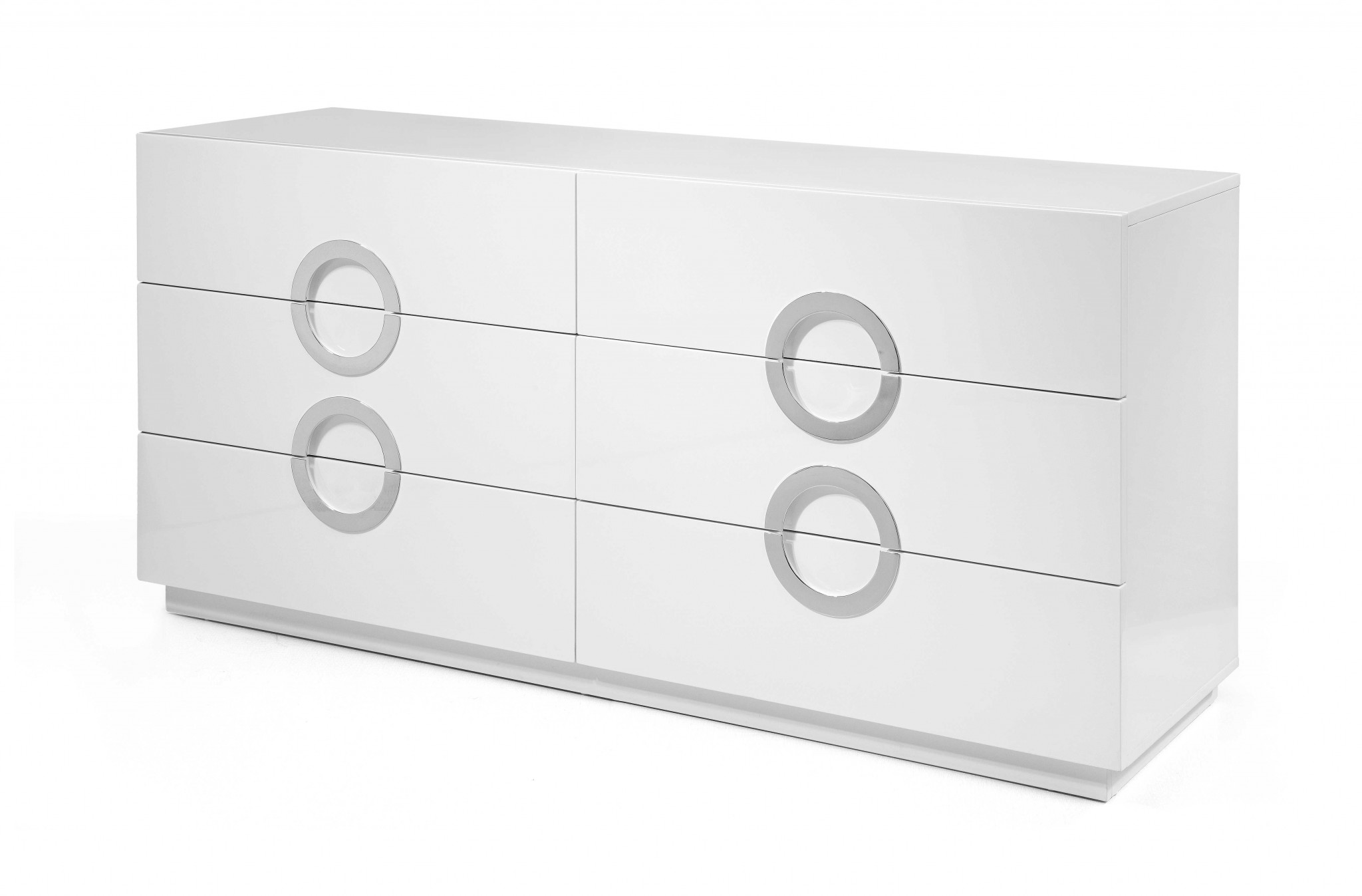 63" X 20" X 30" White Double Dresser Extension