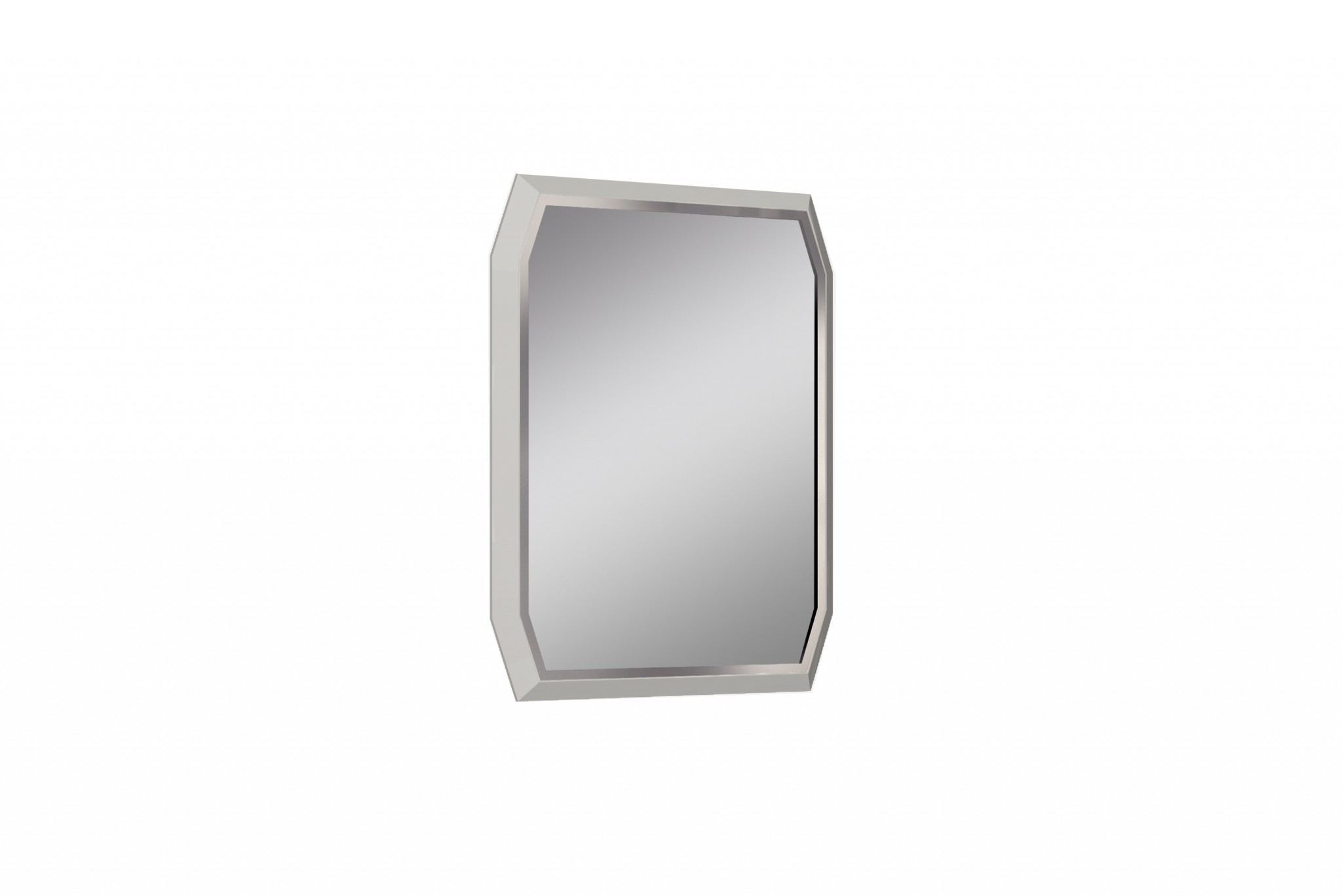 37" X 2.2" X 49" Taupe Glass Mirror
