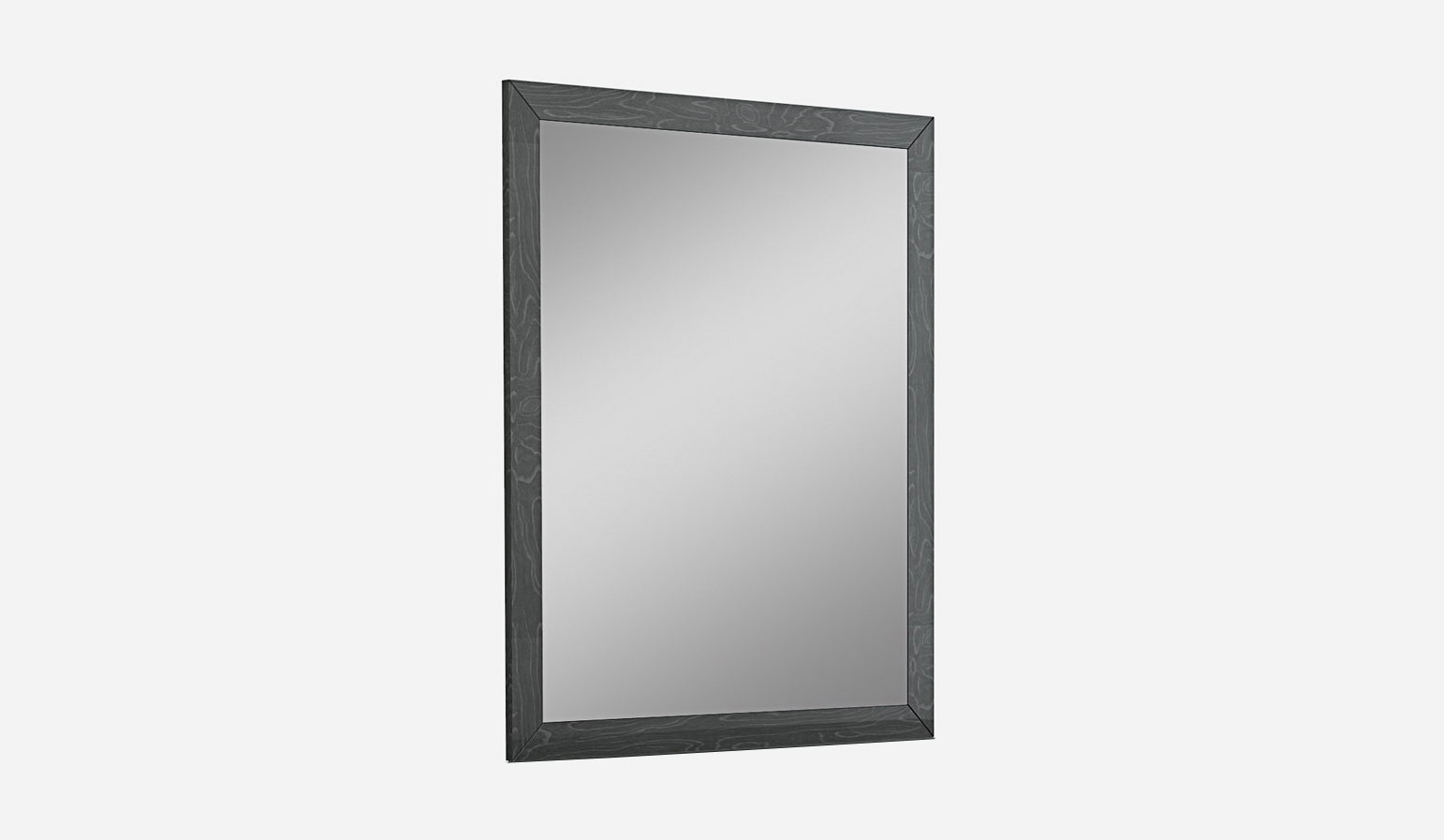 36" X 1" X 44" Gloss Gray Glass Mirror