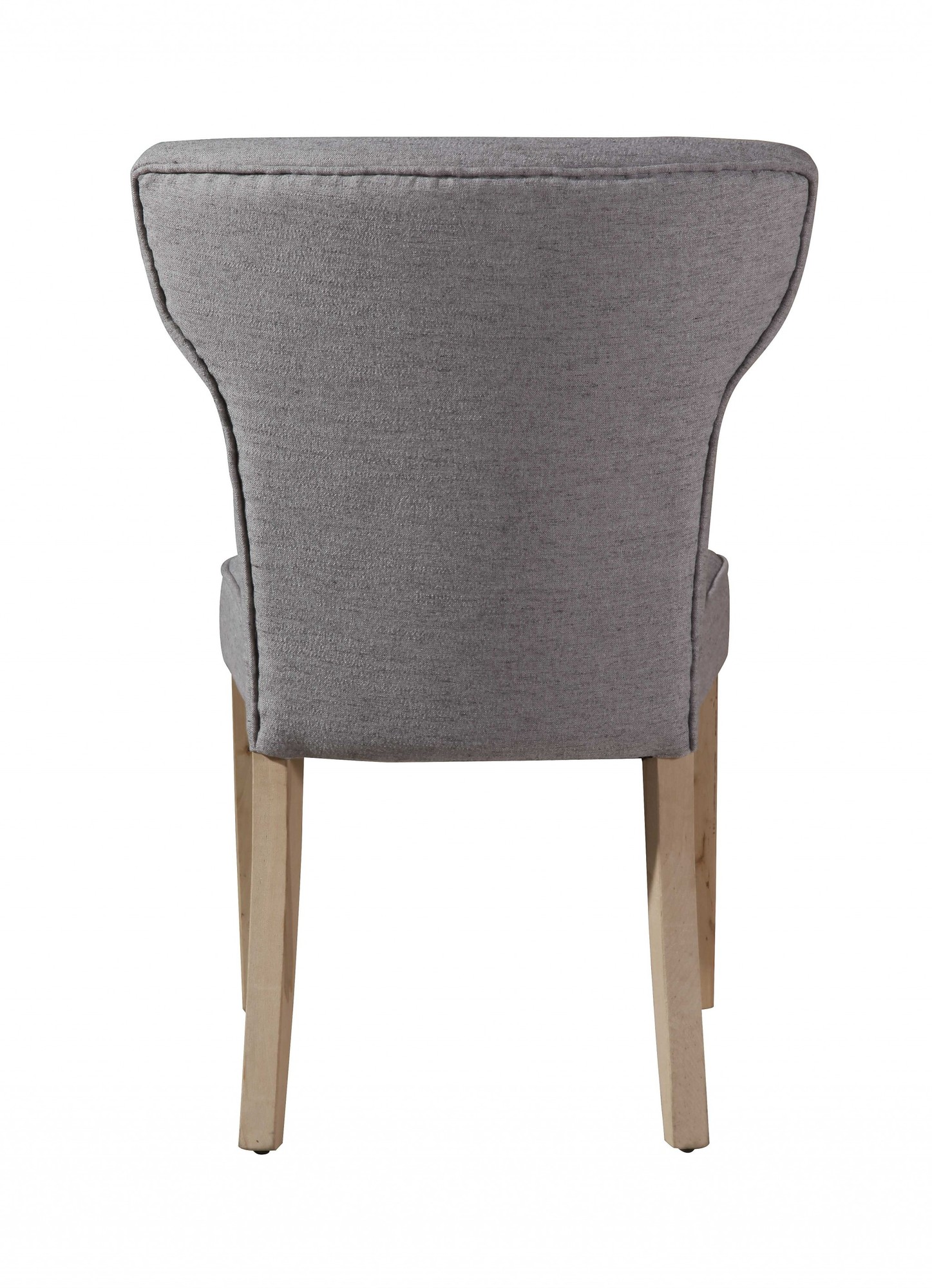 19.5" X 21" X 34" Charcoal Wood Polyester Dining Chair