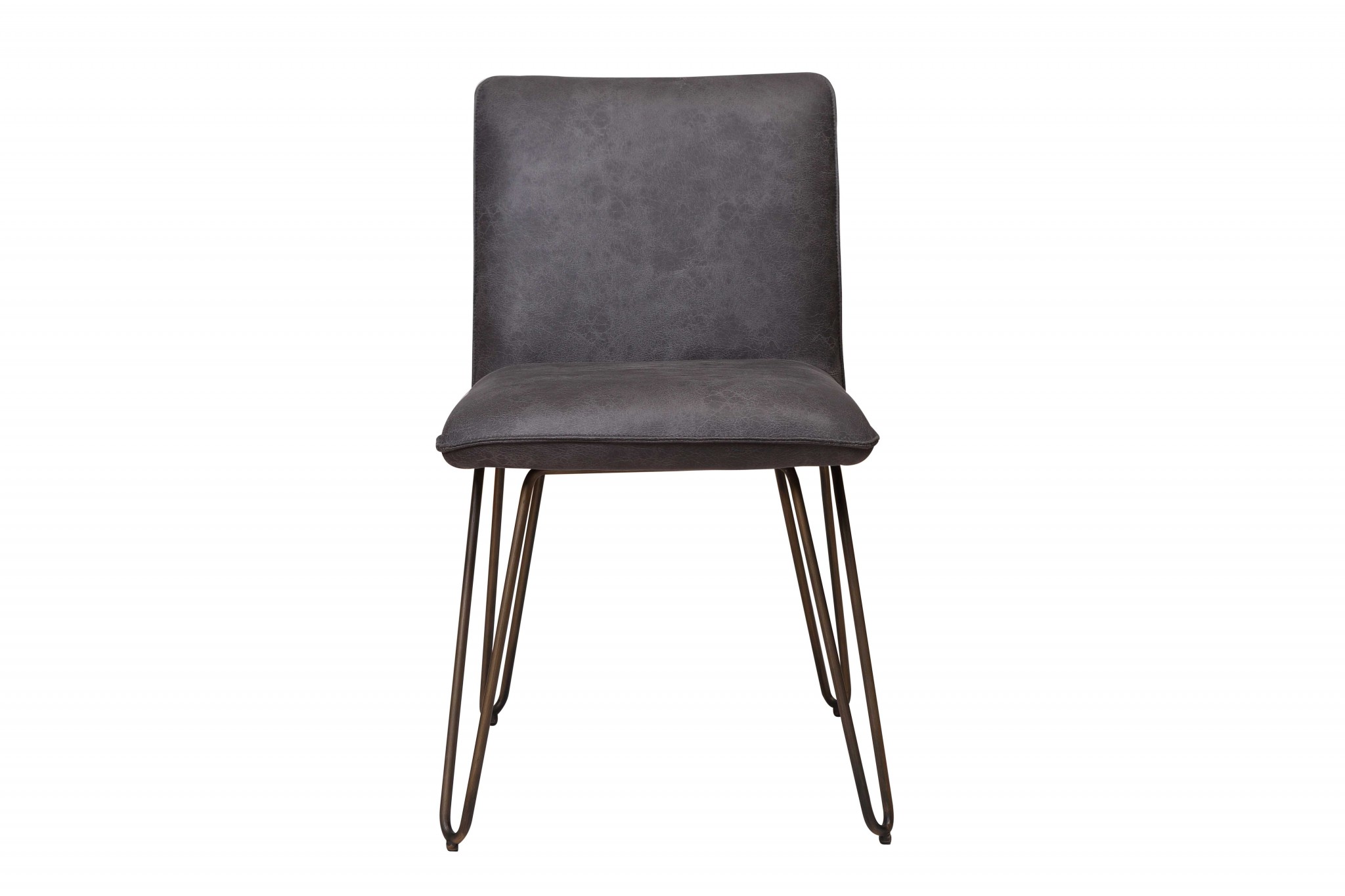 24" X 20" X 33" Grey Foam Metal Fabric Plywood Chair