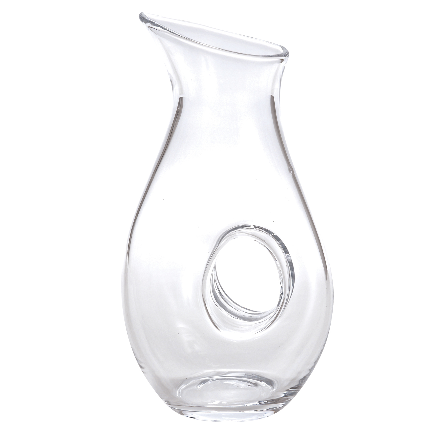 Mouth Blown Lead Free Crystal Pitcher - 28 oz