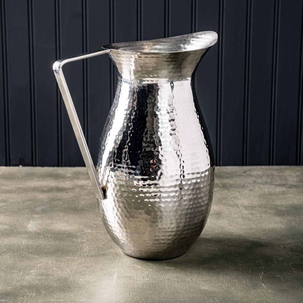 SS Hammered Pitcher