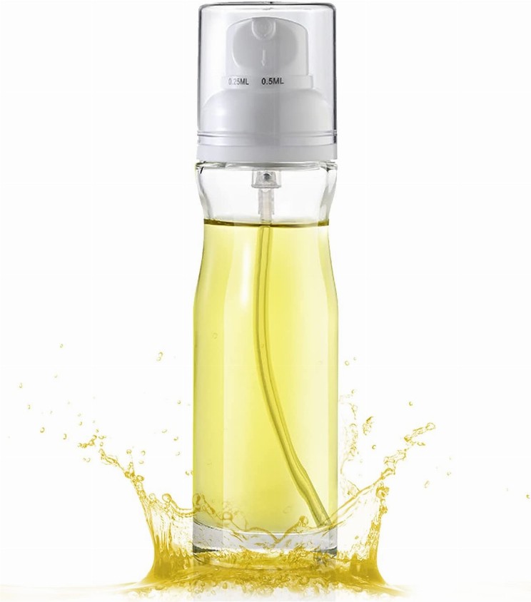 Oil Sprayer for Cooking - 6.8 oz/200 ml White
