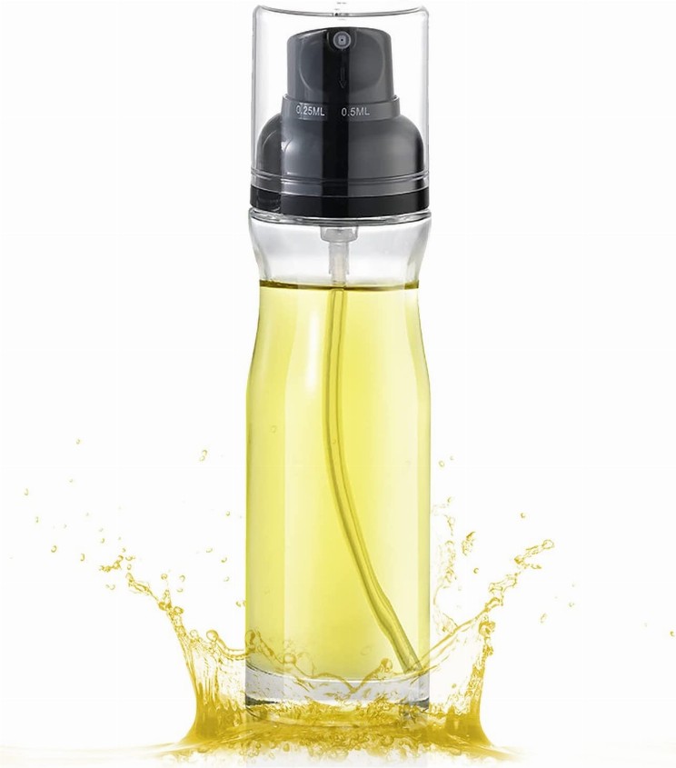 Oil Sprayer for Cooking - 6.8 oz/200 ml Black