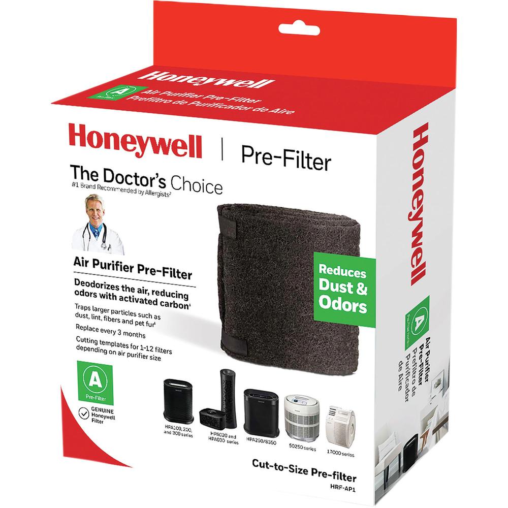 Honeywell Pre-Filter for Air Purifier - Activated Carbon - For Air Purifier - Remove Odor, Remove Dust, Remove Fabric Fiber, Rem