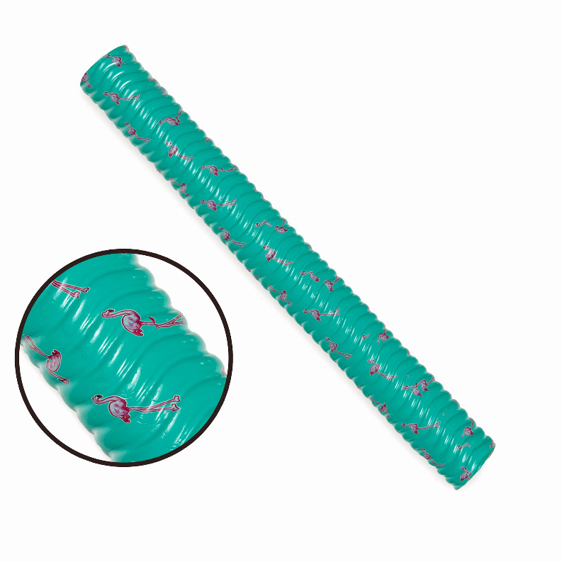 Deluxe Pattern Pool Noodle - Teal Flamingo