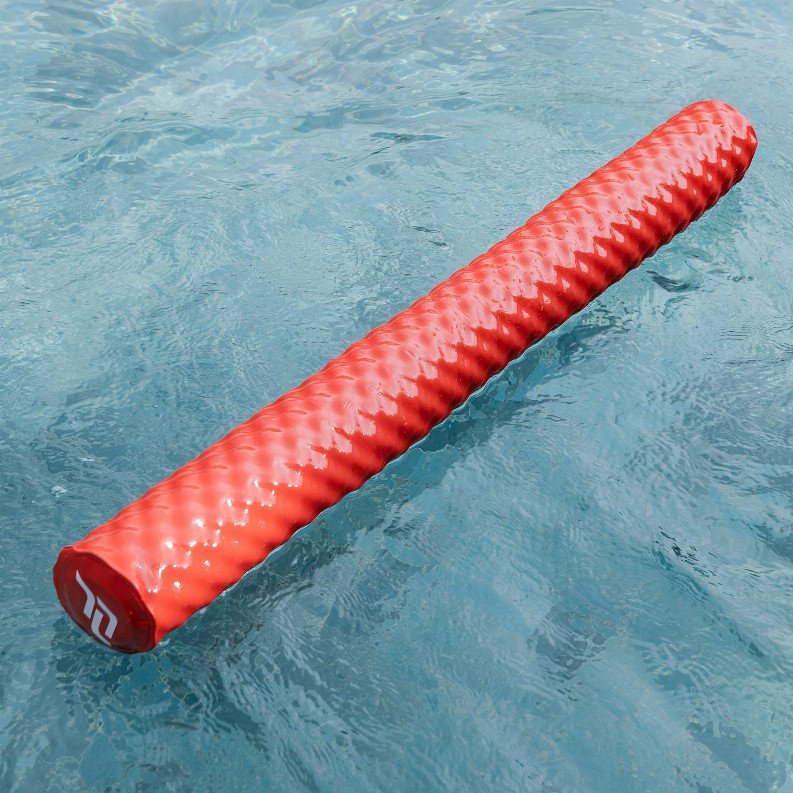 Deluxe Solid Color Pool Noodle - Wavy Swimming Pool Noodle - Bloody Orange