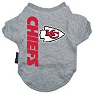 Kansas City Chiefs Dog Tee Shirt - Medium