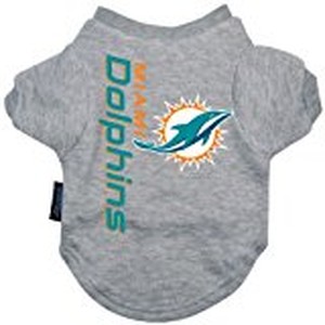 Miami Dolphins Dog Tee Shirt - Medium