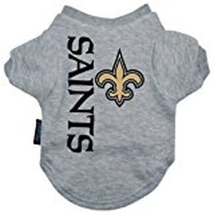 New Orleans Saints Dog Tee Shirt - Small