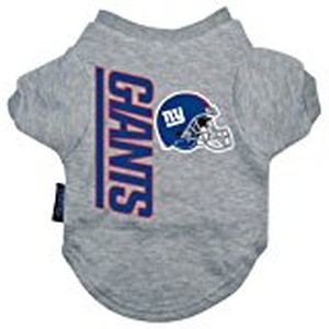 New York Giants Dog Tee Shirt - Medium