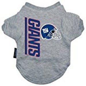 New York Giants Dog Tee Shirt - Small